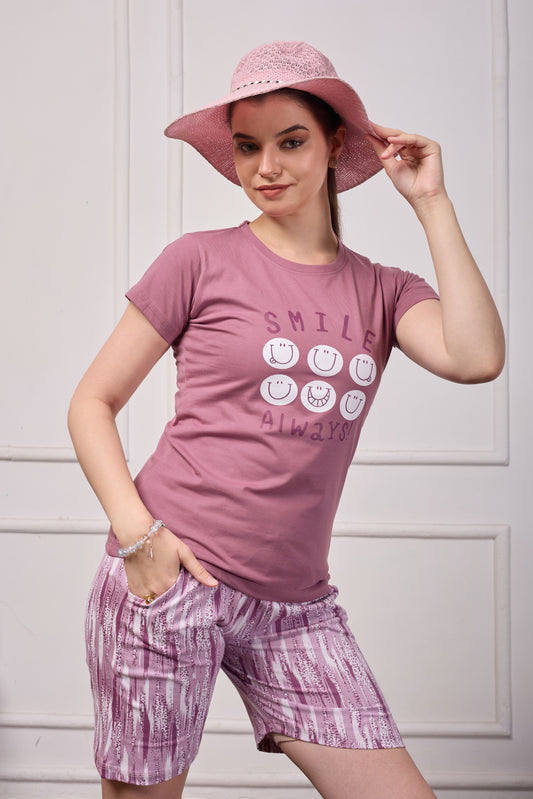 SMILE ALWAYS SHORT SLEEP SET