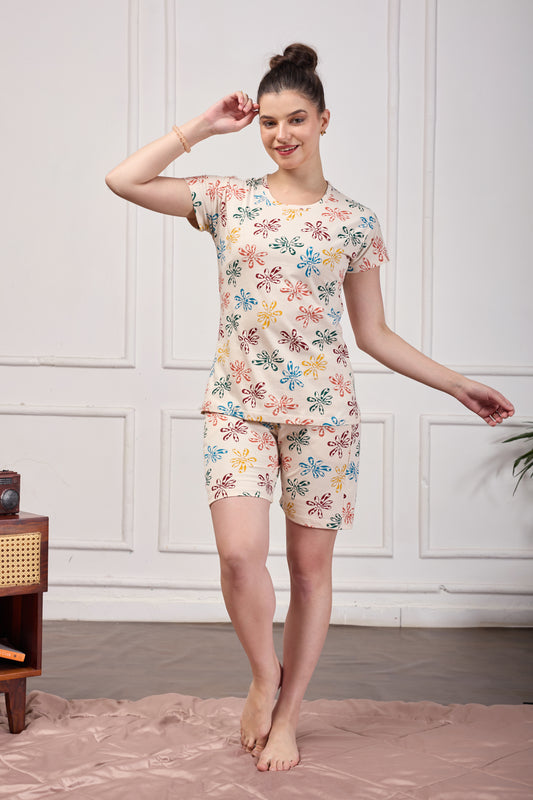 SPRING BLOOM SHORT SLEEP SET