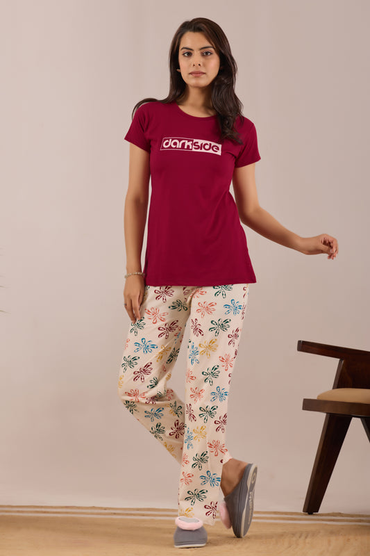 DARK SIDE ECRU LOUNGE WEAR