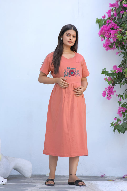 BLESSED PEACH MATERNITY