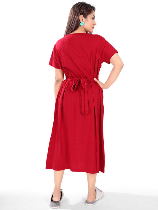 RED SPICE OF YOUR LIFE MATERNITY WEAR