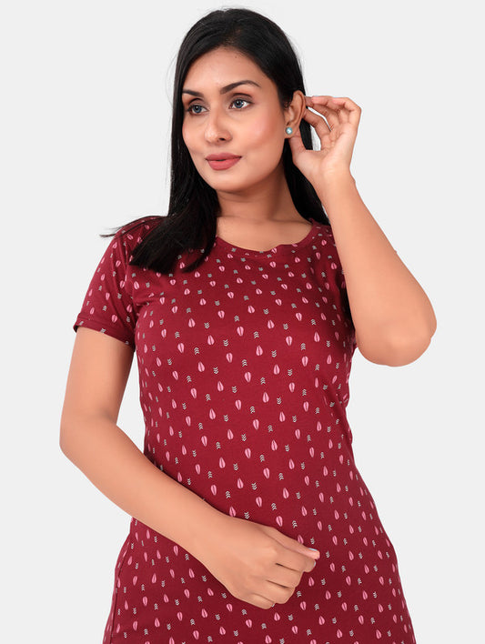 MAROON BUTTA FULL NIGHTY