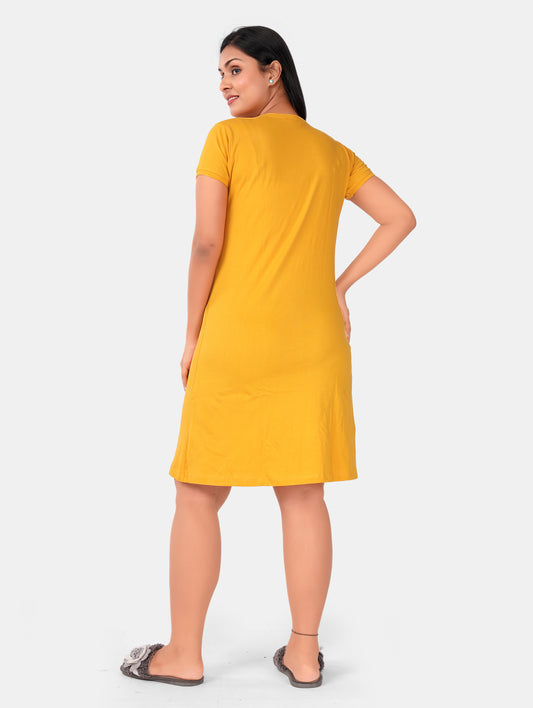 MUSTARD COFFEE SHORT NIGHTY