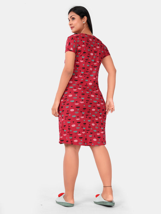 RED CLOUD SHORT NIGHTY