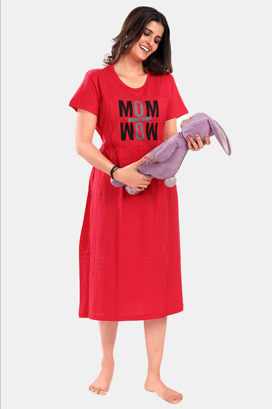 TOMATO RED MOM WOW MATERNITY WEAR