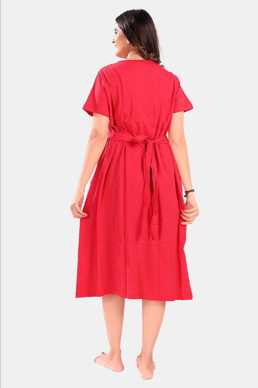 TOMATO RED MOM WOW MATERNITY WEAR