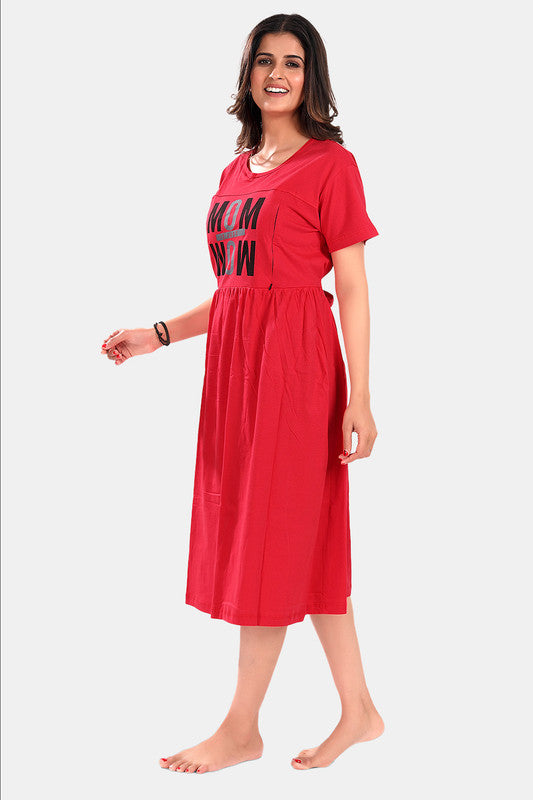 TOMATO RED MOM WOW MATERNITY WEAR