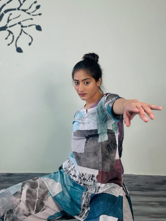 DIGITAL WINE RAMA PRINT RAYON CO-ORD SET