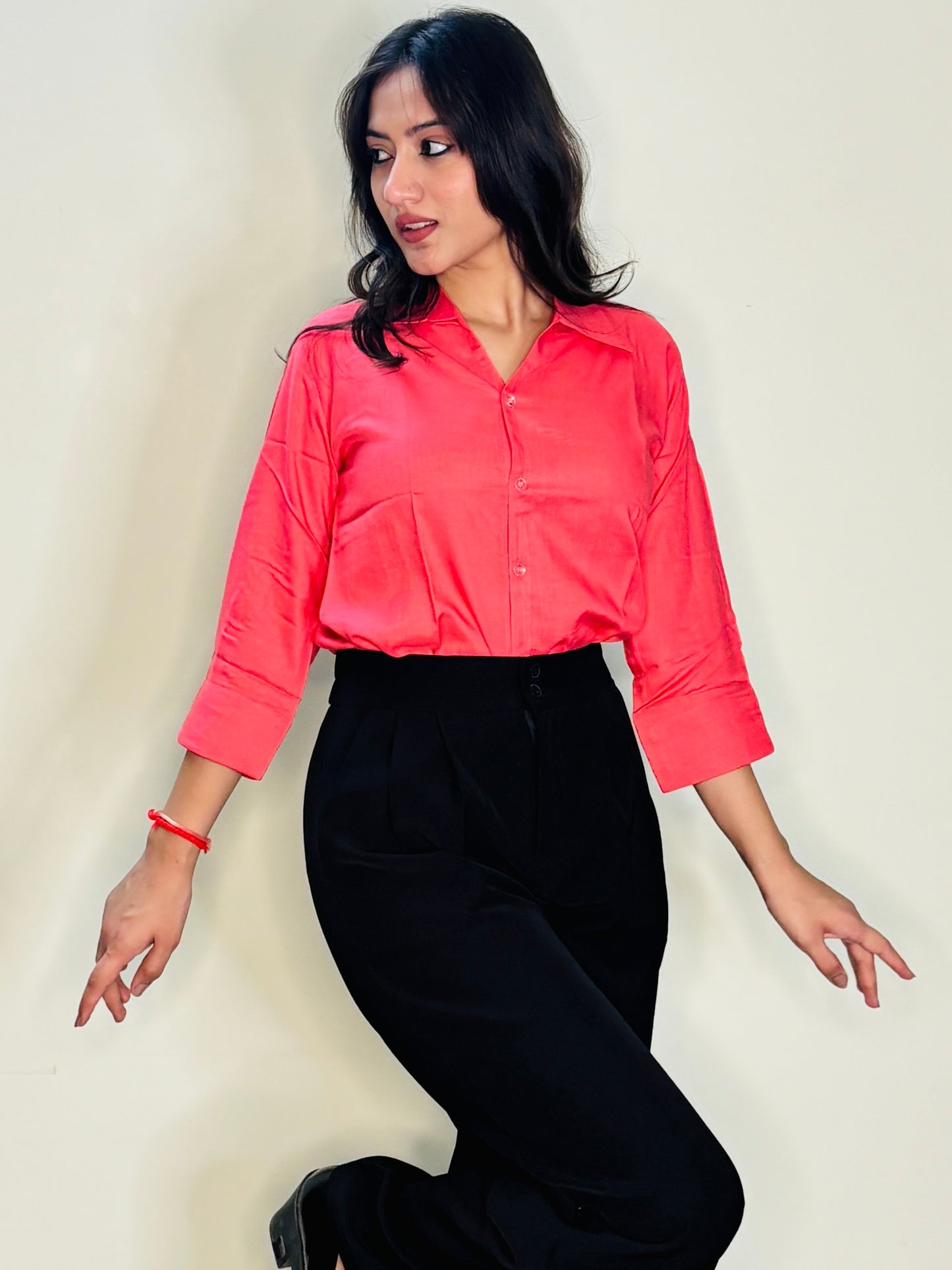 ROSEWOOD CHIC SILK RAYON SHIRT (only shirt)