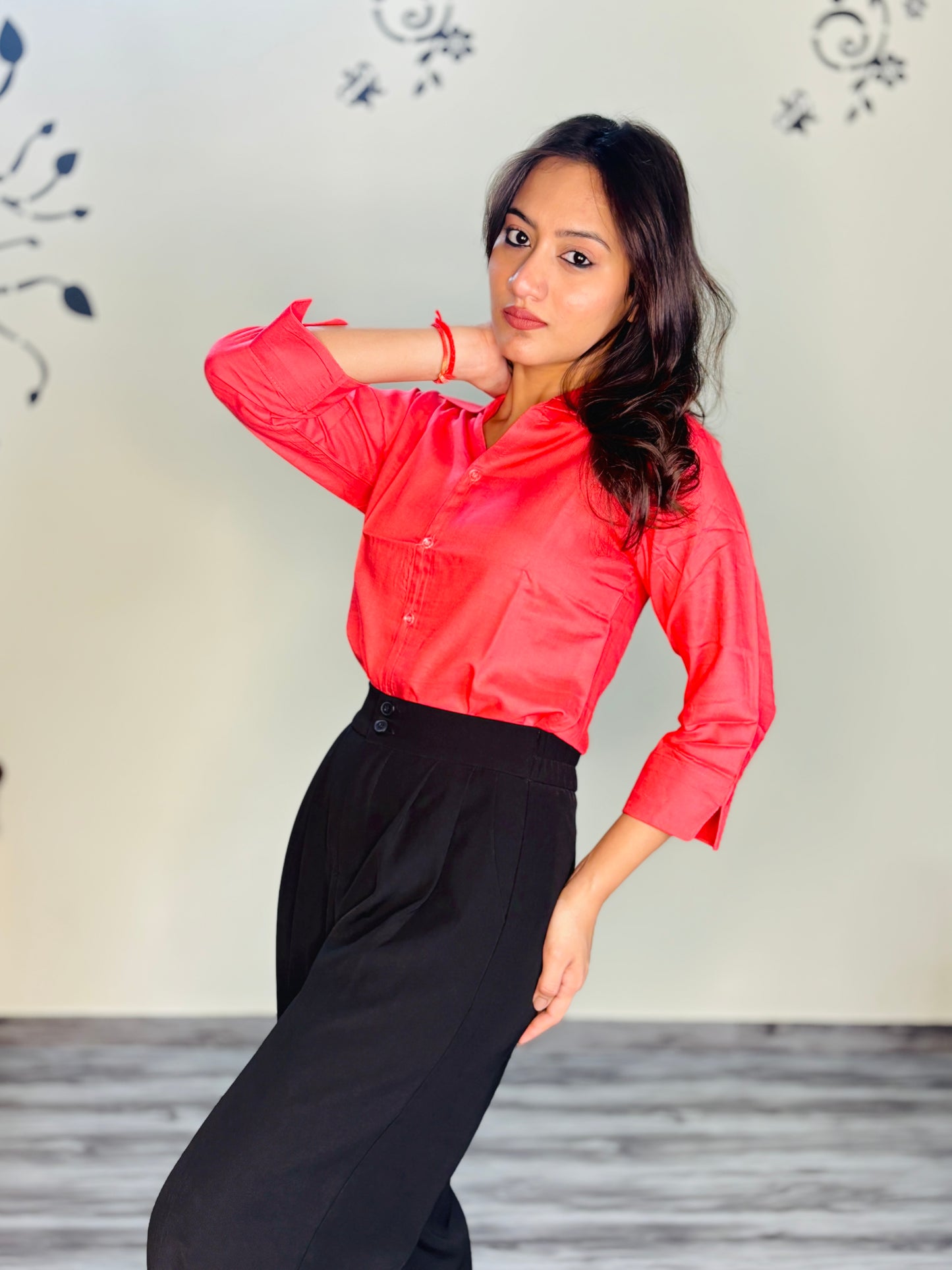 ROSEWOOD CHIC SILK RAYON SHIRT (only shirt)