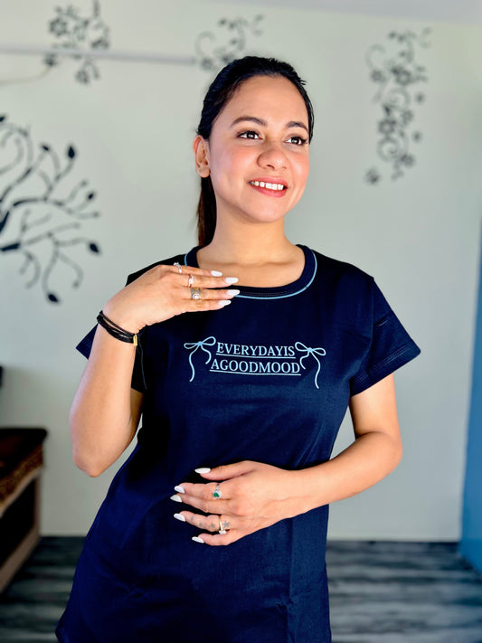 GOOD MOOD PRUSSIAN BLUE LOUNGEWEAR