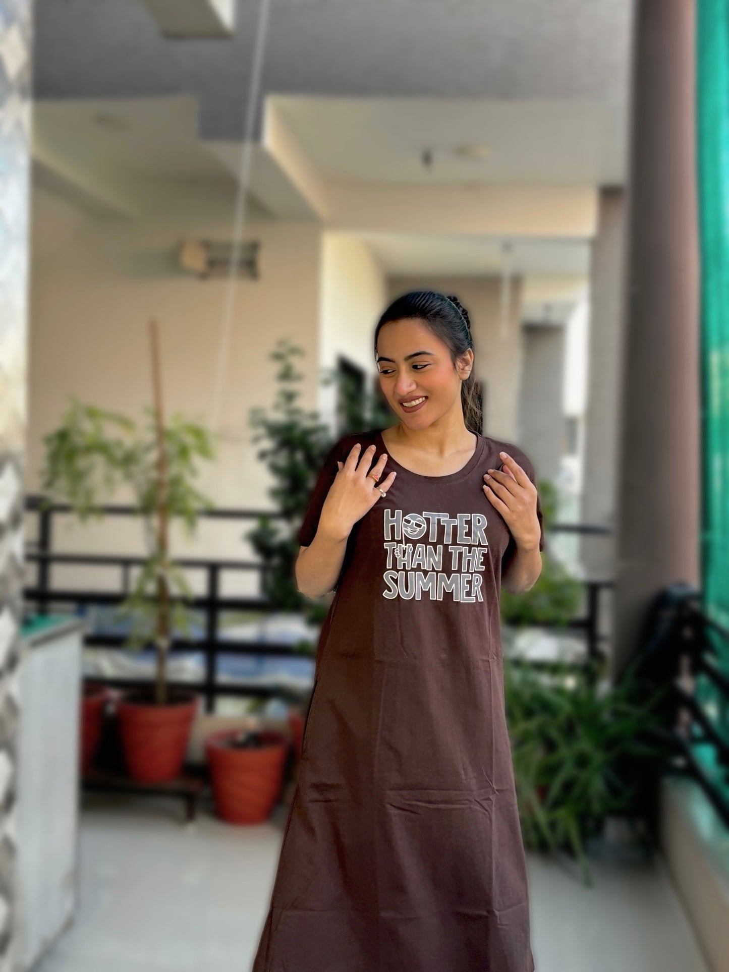 HOTTER THAN THE SUMMER (BROWN)