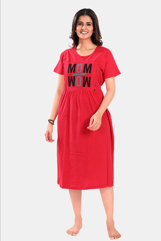 TOMATO RED MOM WOW MATERNITY WEAR