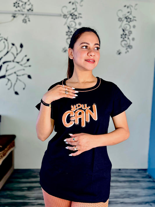 YOU CAN COAL BLACK LOUNGEWEAR