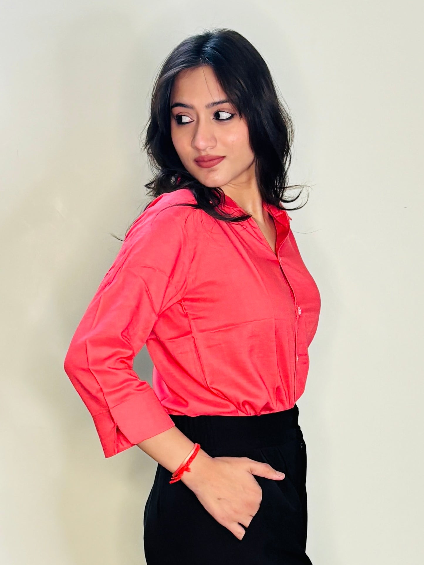 ROSEWOOD CHIC SILK RAYON SHIRT (only shirt)
