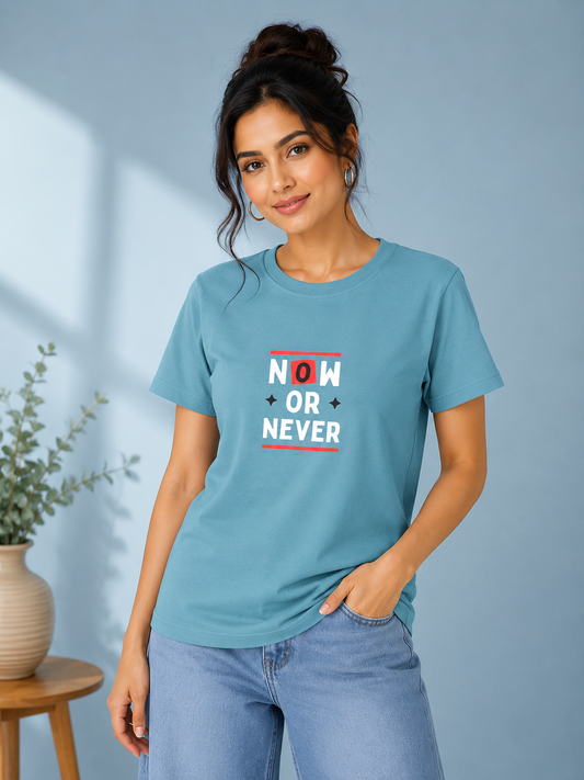 OCEAN TEAL BOLD DECISIONS T-SHIRTS