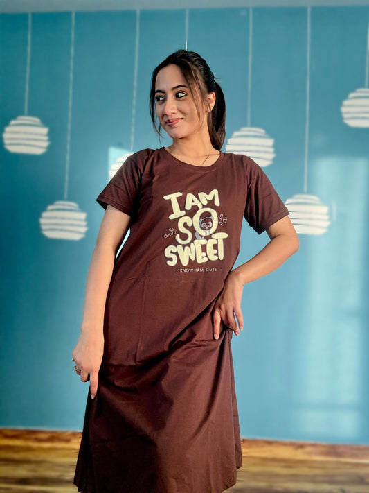 I AM SO SWEET (BROWN)