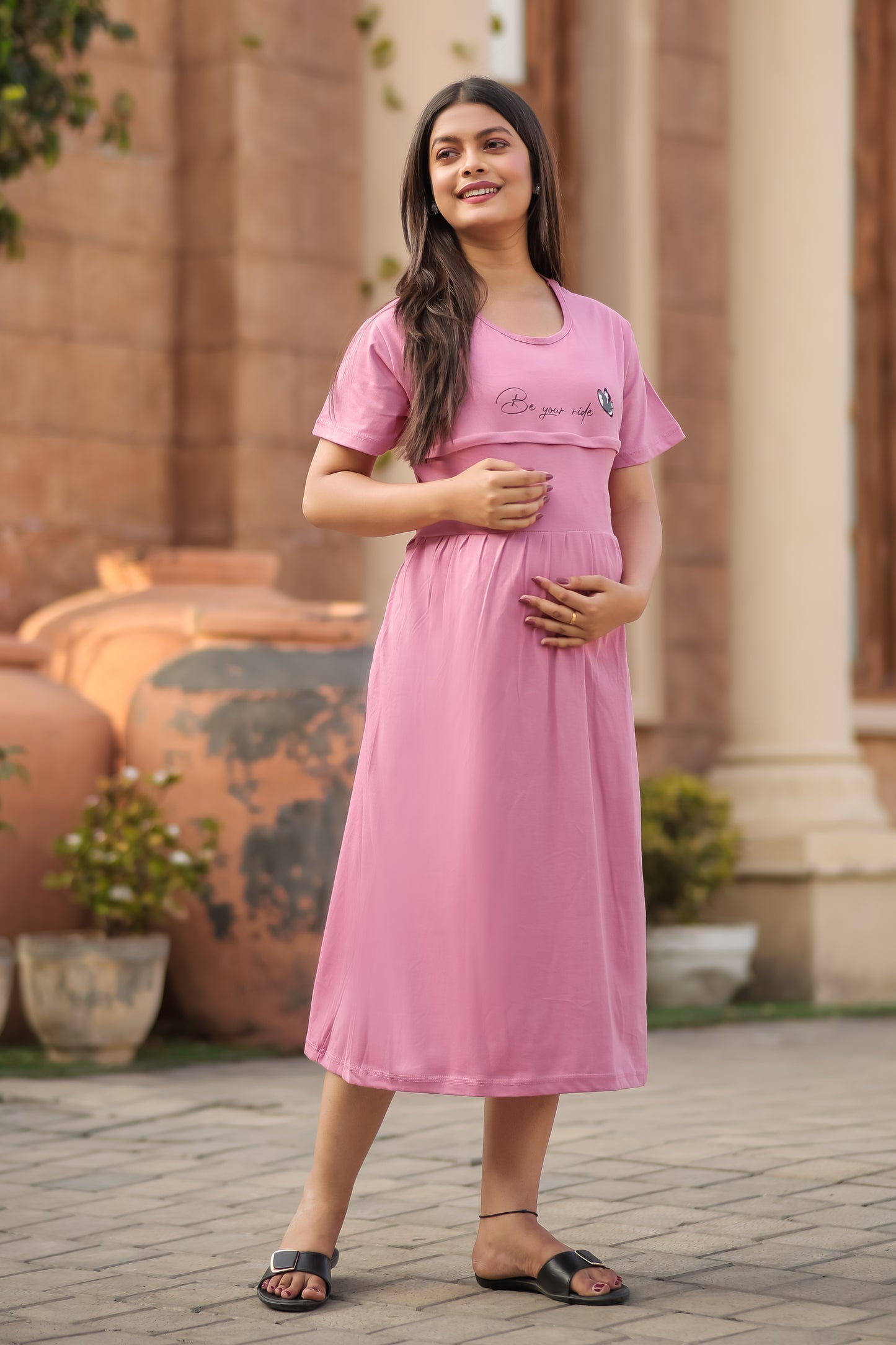 BE YOUR RIDE PINK MATERNITY