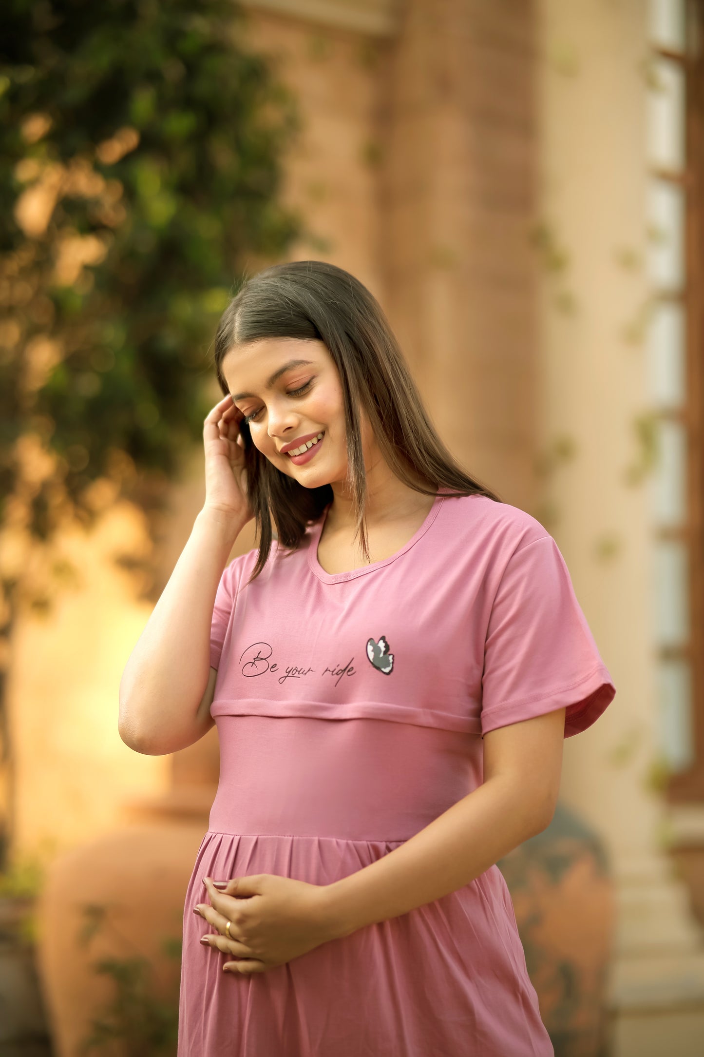 BE YOUR RIDE PINK MATERNITY
