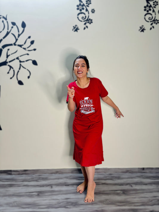 LEARN FROM YOUR MISTAKE (CHILLY RED)