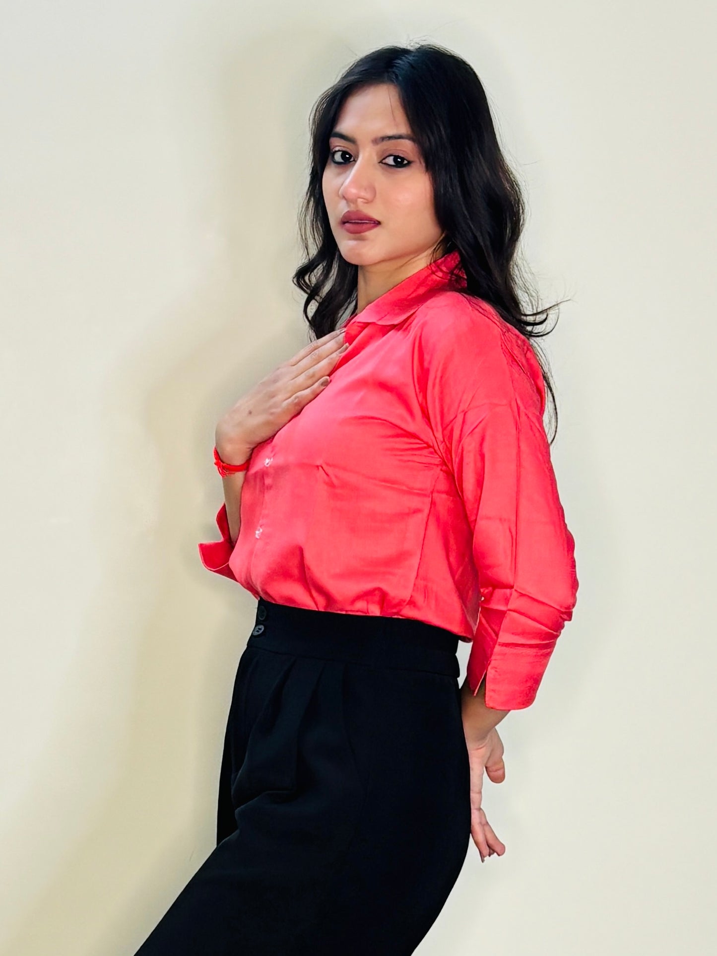 ROSEWOOD CHIC SILK RAYON SHIRT (only shirt)
