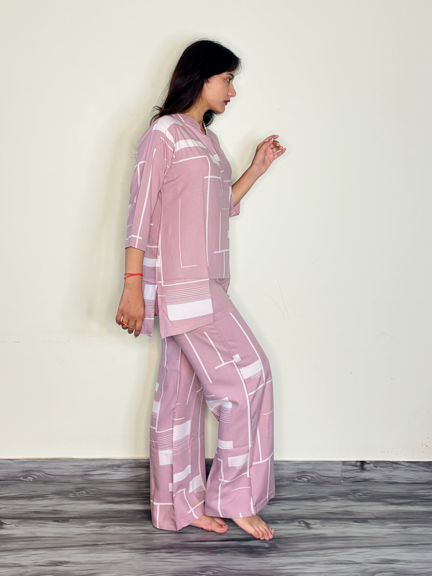 TEA ROSE HARMONY RAYON CO-ORD SET