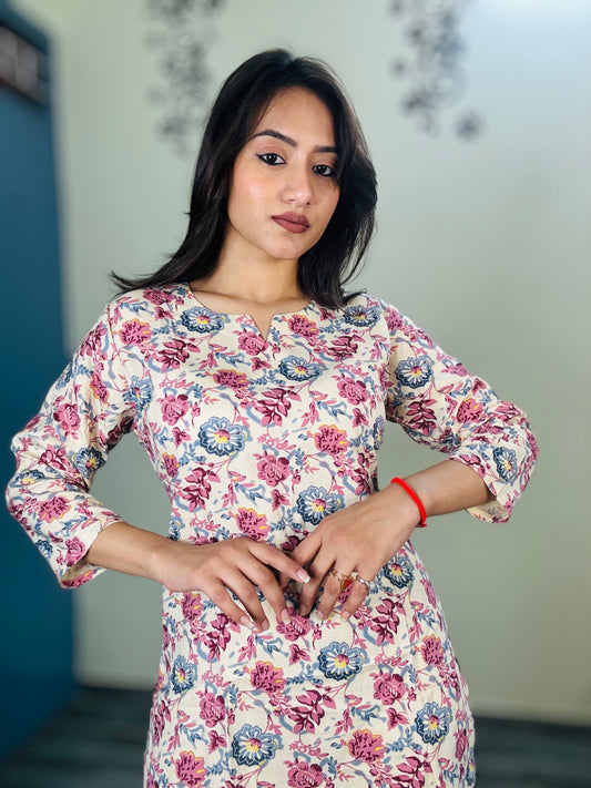 IVORY VINTAGE RAYON CO-ORD SET