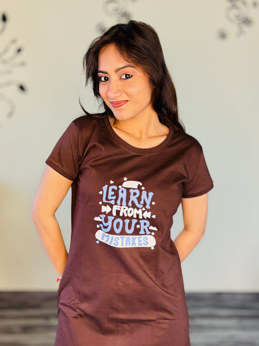 BROWN LEARN FROM YOUR MISTAKE (BLUE PRINT)