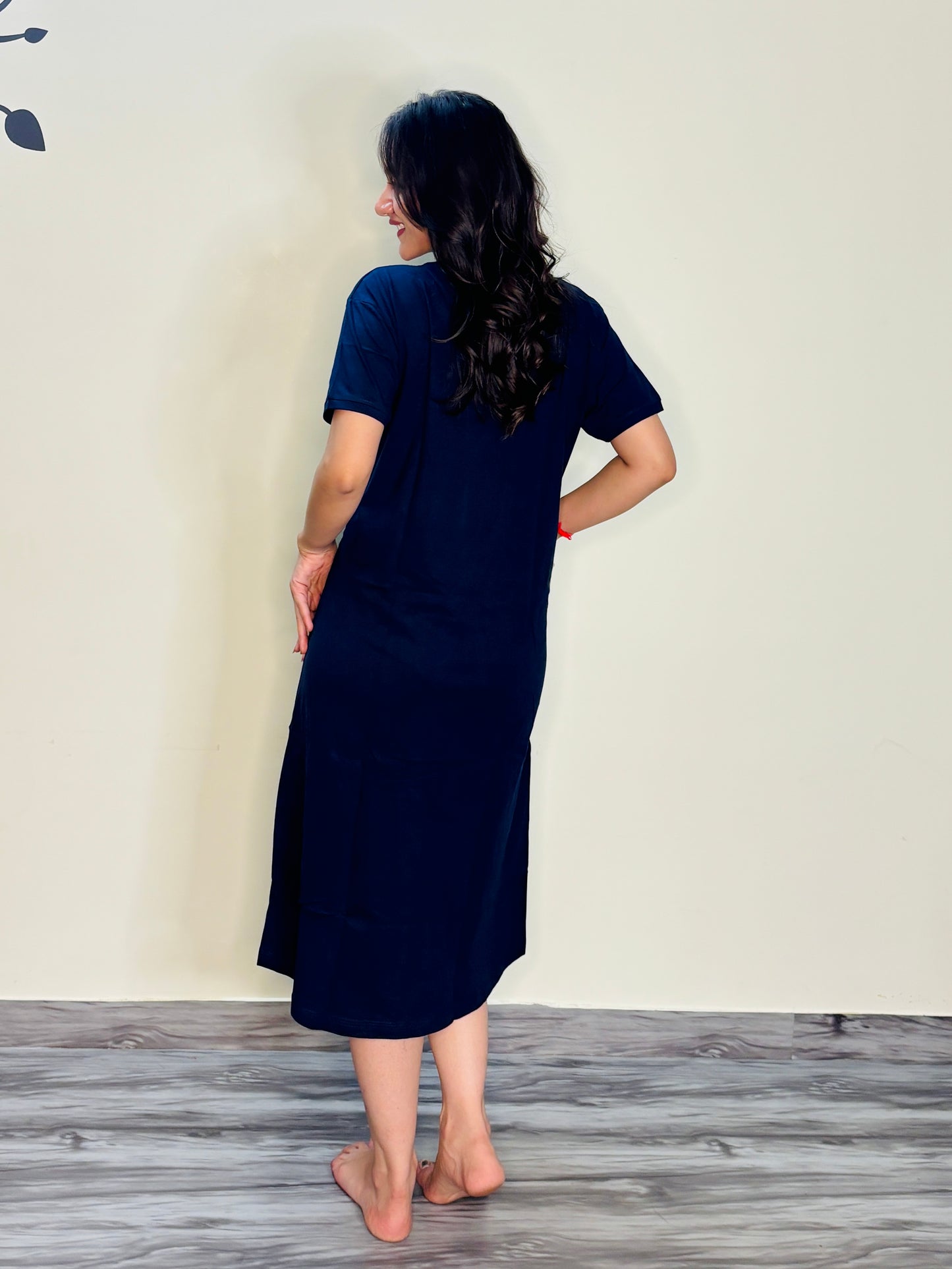 SPACE BLUE BELIEVE IN YOURSELF SHORT NIGHTY