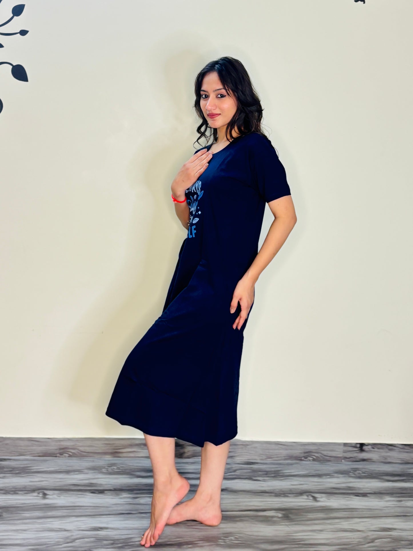 SPACE BLUE BELIEVE IN YOURSELF SHORT NIGHTY