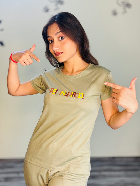 HUNTER GREEN INSPIRED TENSIL CO-ORD SET