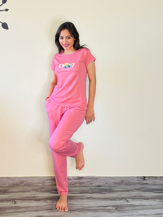 PUNCH PINK ENJOY TENSIL CO-ORD SET