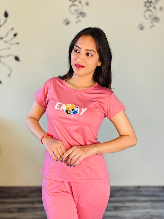 PUNCH PINK ENJOY TENSIL CO-ORD SET