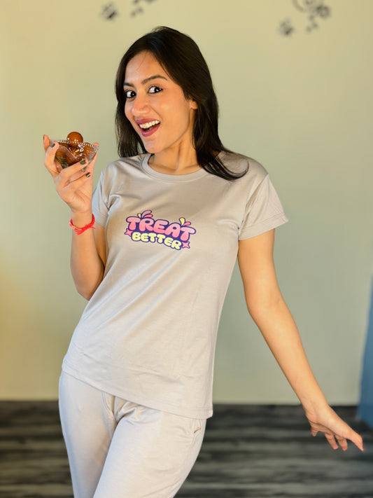 CLOUDY GRAY TREAT TENSIL CO-ORD SET