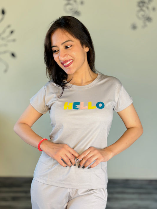 CLOUDY GREY HELLO TENSIL CO-ORD SET