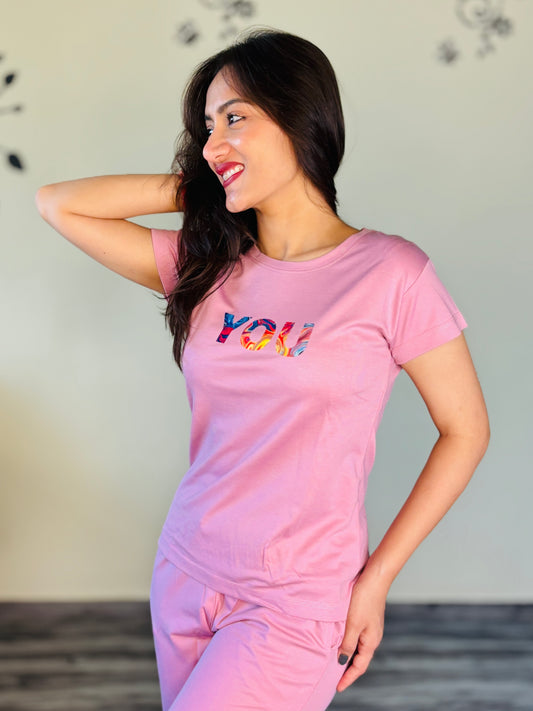 CANDY PINK YOU TENSIL CO-ORD SET