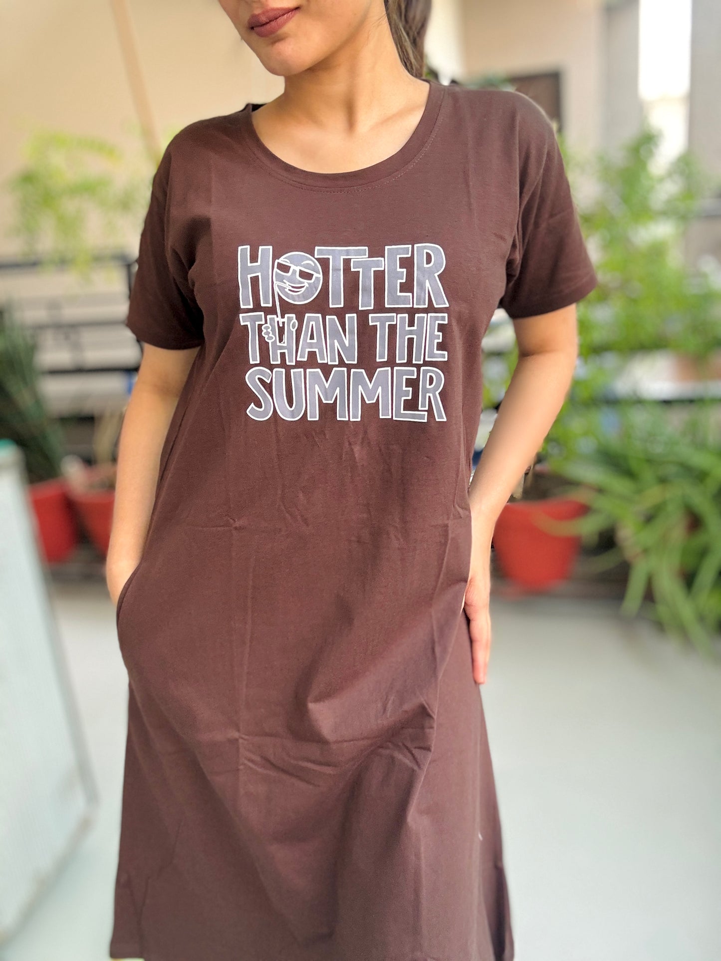 HOTTER THAN THE SUMMER (BROWN)