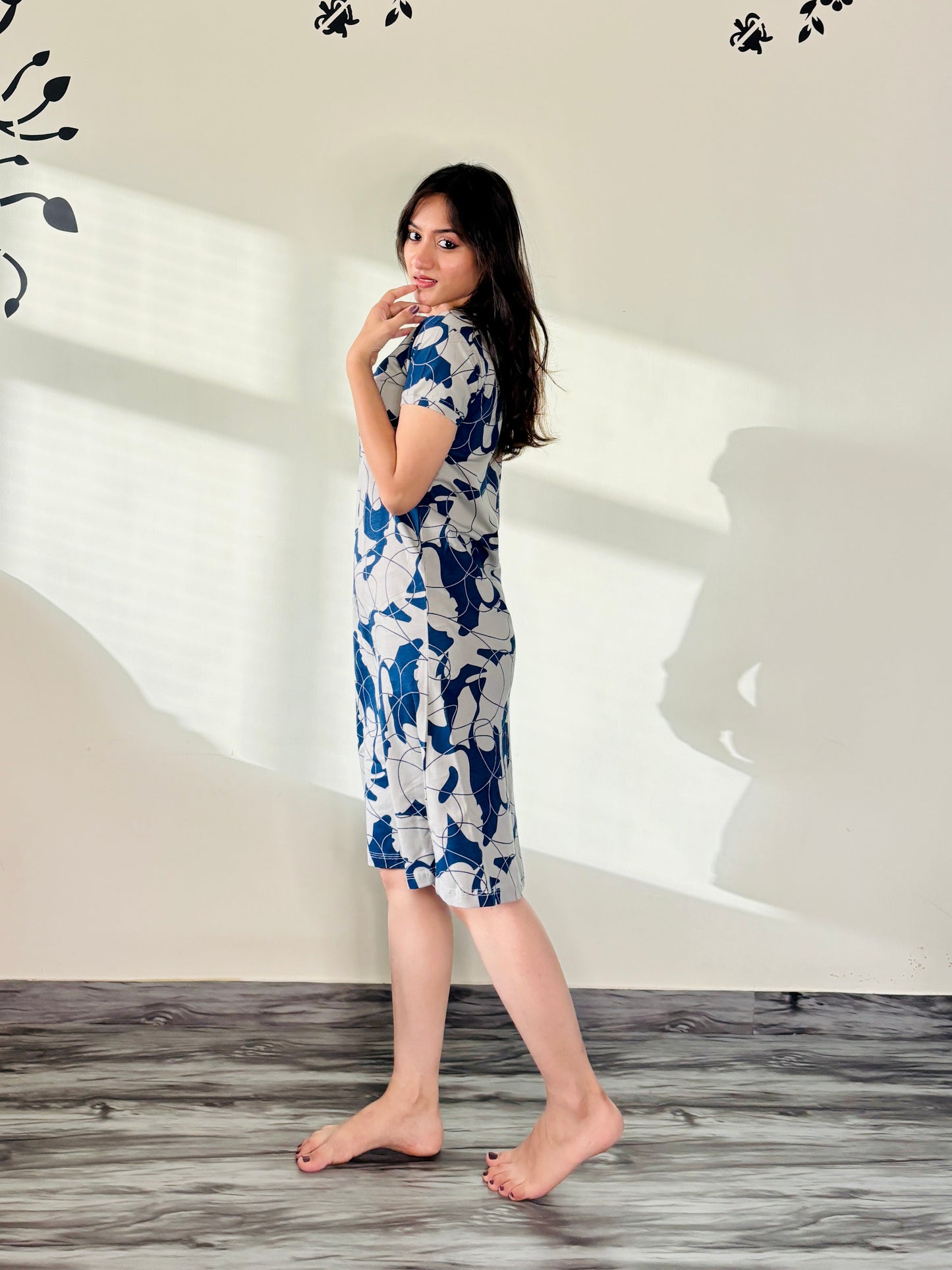 FONE AZURE FLOW WAVES SHORT NIGHTY