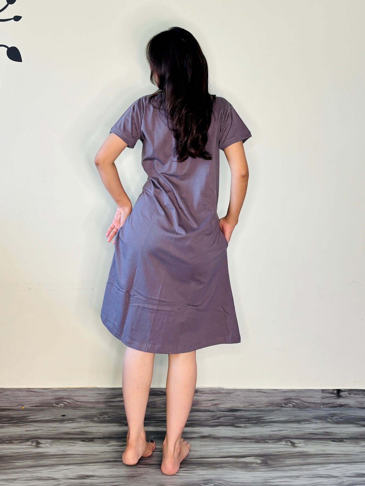 SMOKY MAUVE ART IS LIFE SHORT NIGHTY