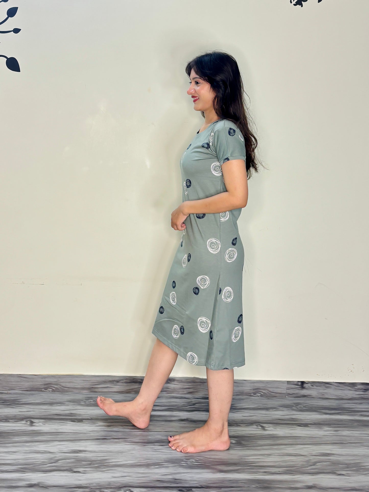 SAGE GREEN WHIRLWIND SHORT NIGHTY