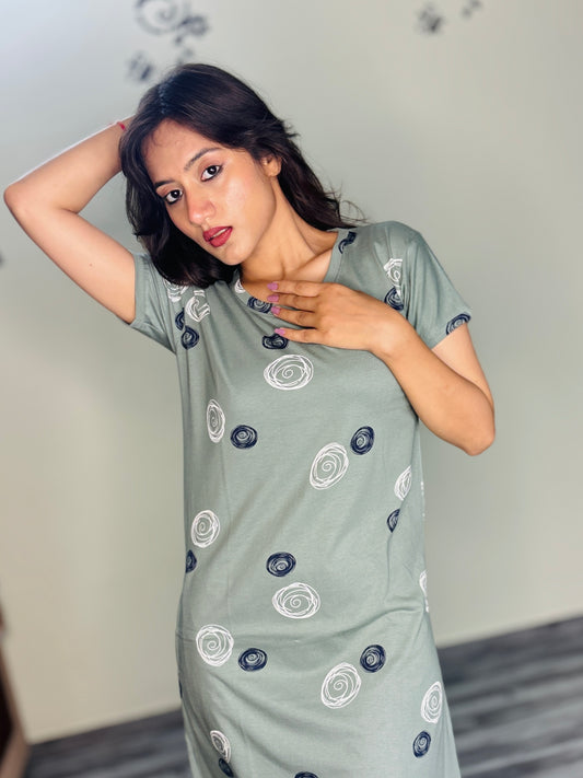 SAGE GREEN WHIRLWIND SHORT NIGHTY