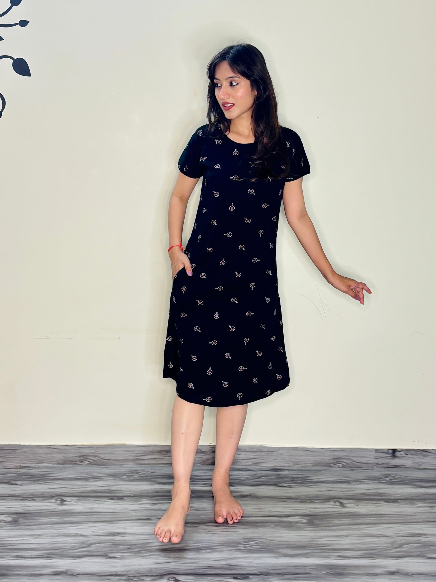 INKY CHARCOAL FLIP FLOP SHORT NIGHTY
