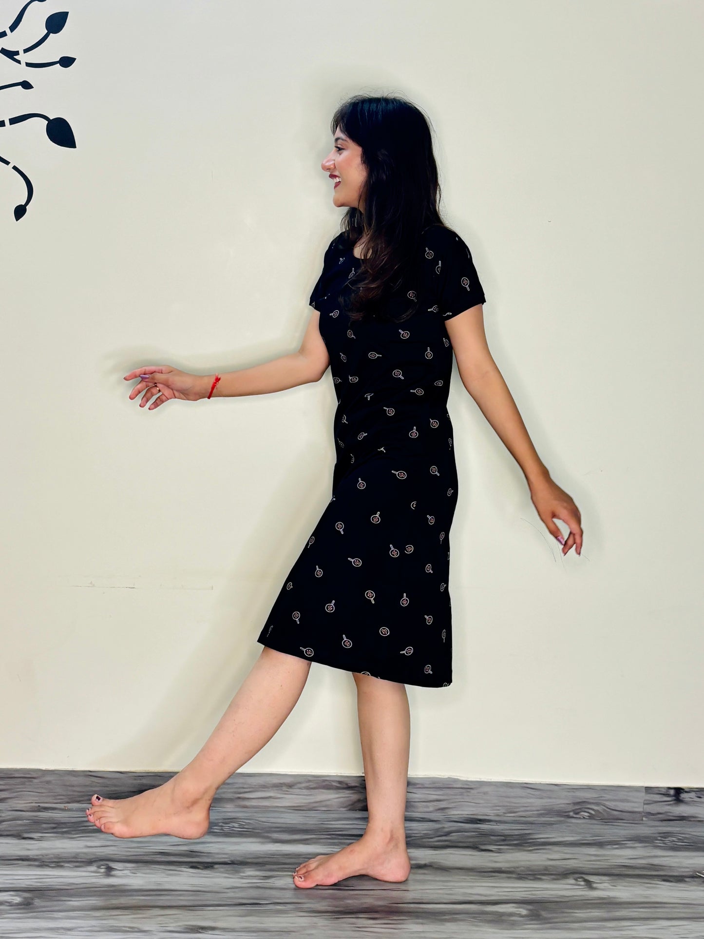 INKY CHARCOAL FLIP FLOP SHORT NIGHTY
