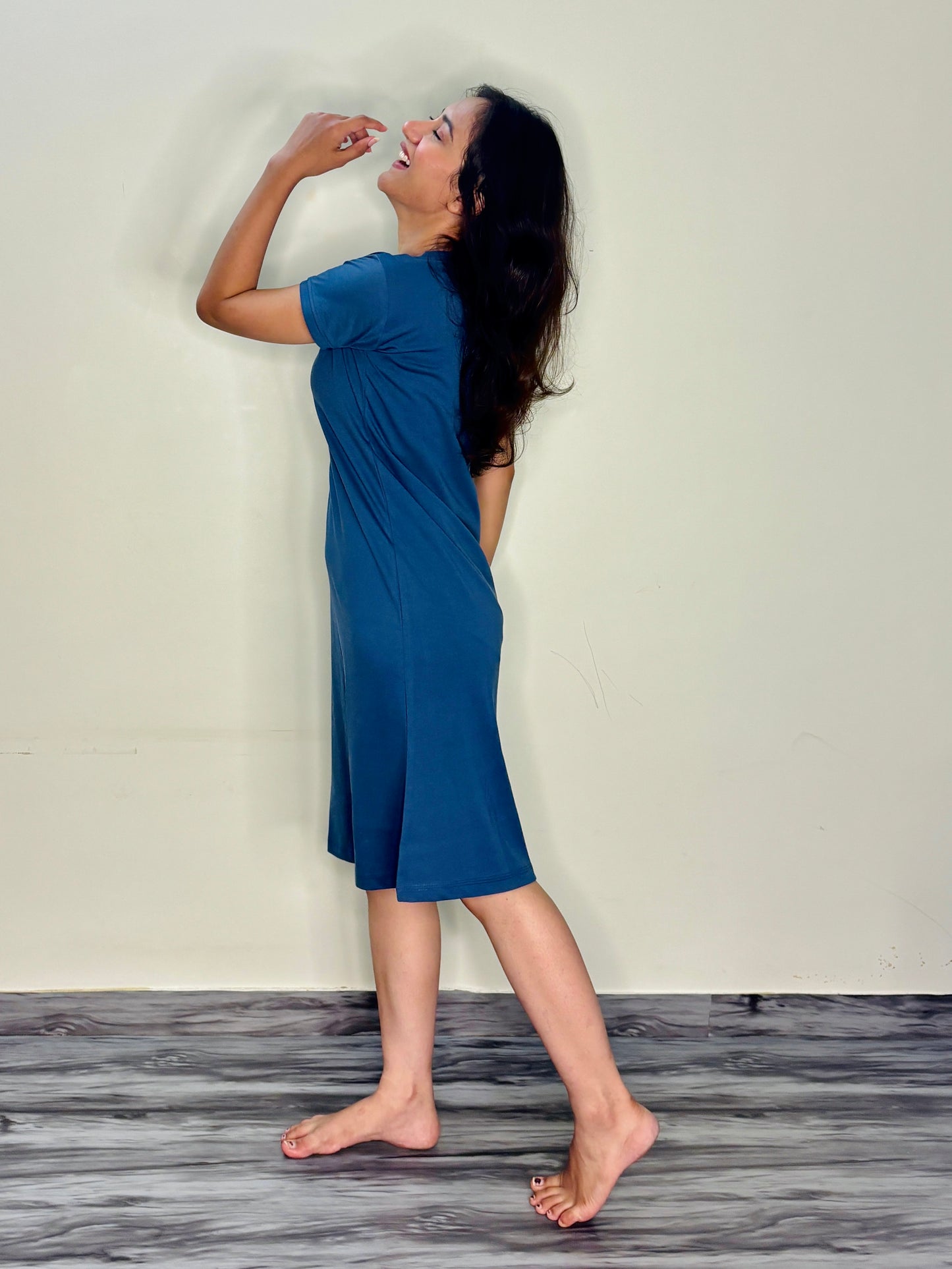 STORMY BLUE HOBBY SHORT NIGHTY