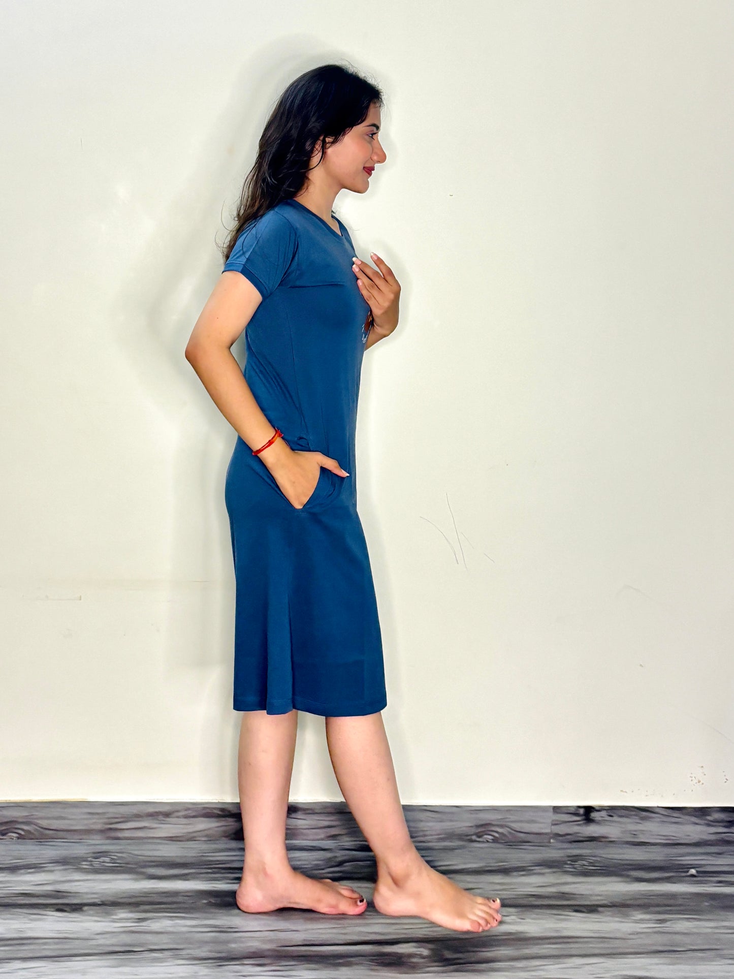 STORMY BLUE HOBBY SHORT NIGHTY