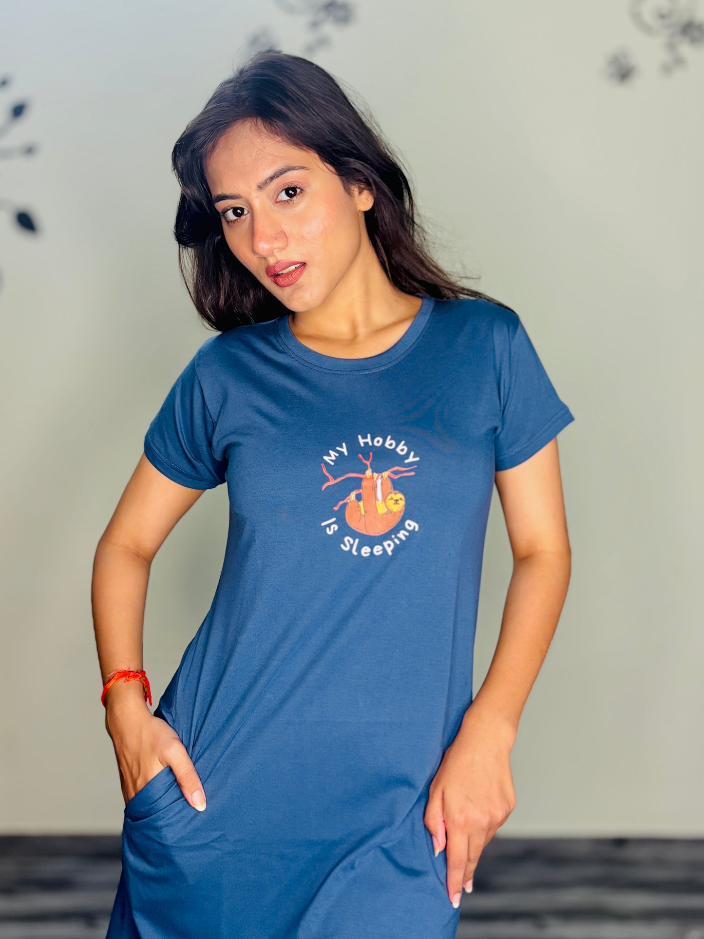 STORMY BLUE HOBBY SHORT NIGHTY