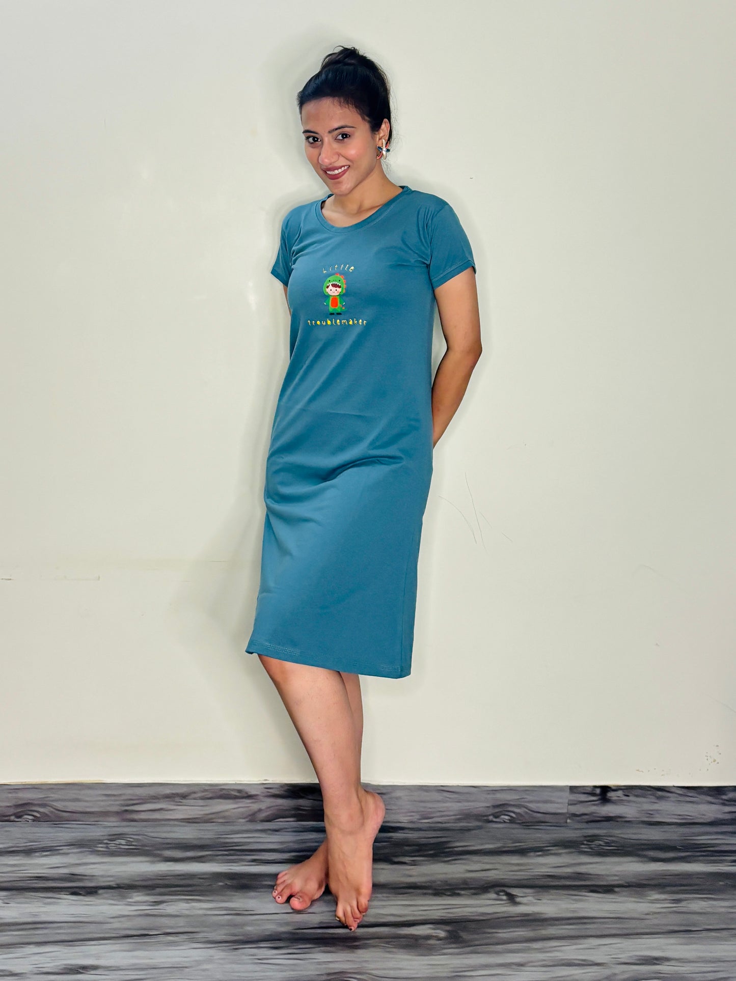 OCEAN BLUE TROUBLEMAKER SHORT NIGHTY