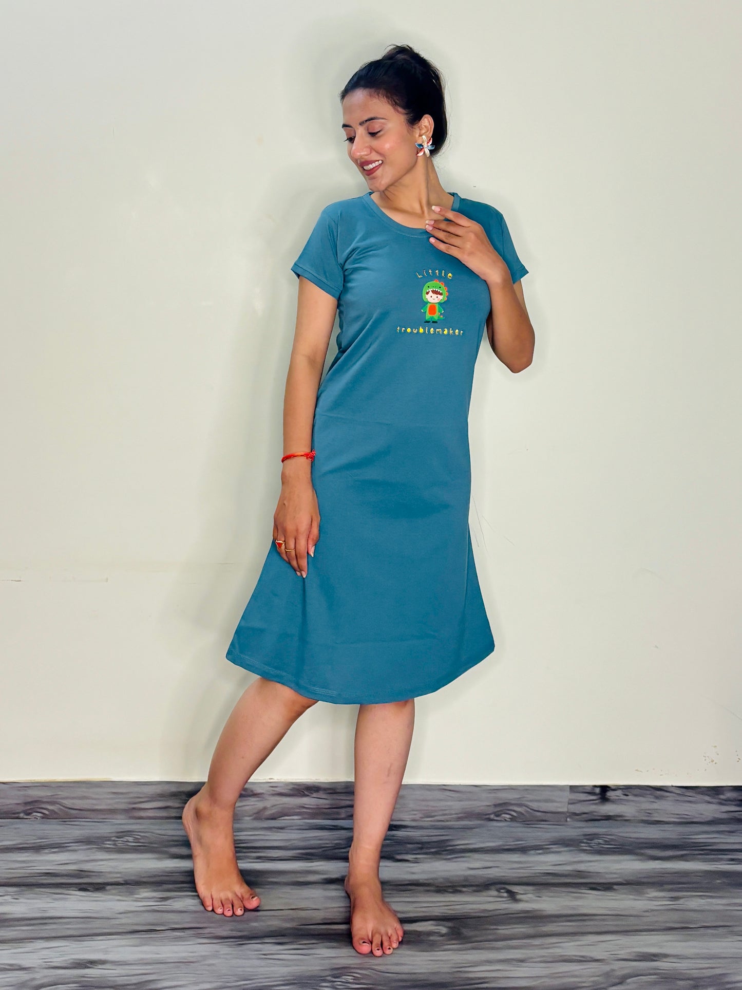 OCEAN BLUE TROUBLEMAKER SHORT NIGHTY