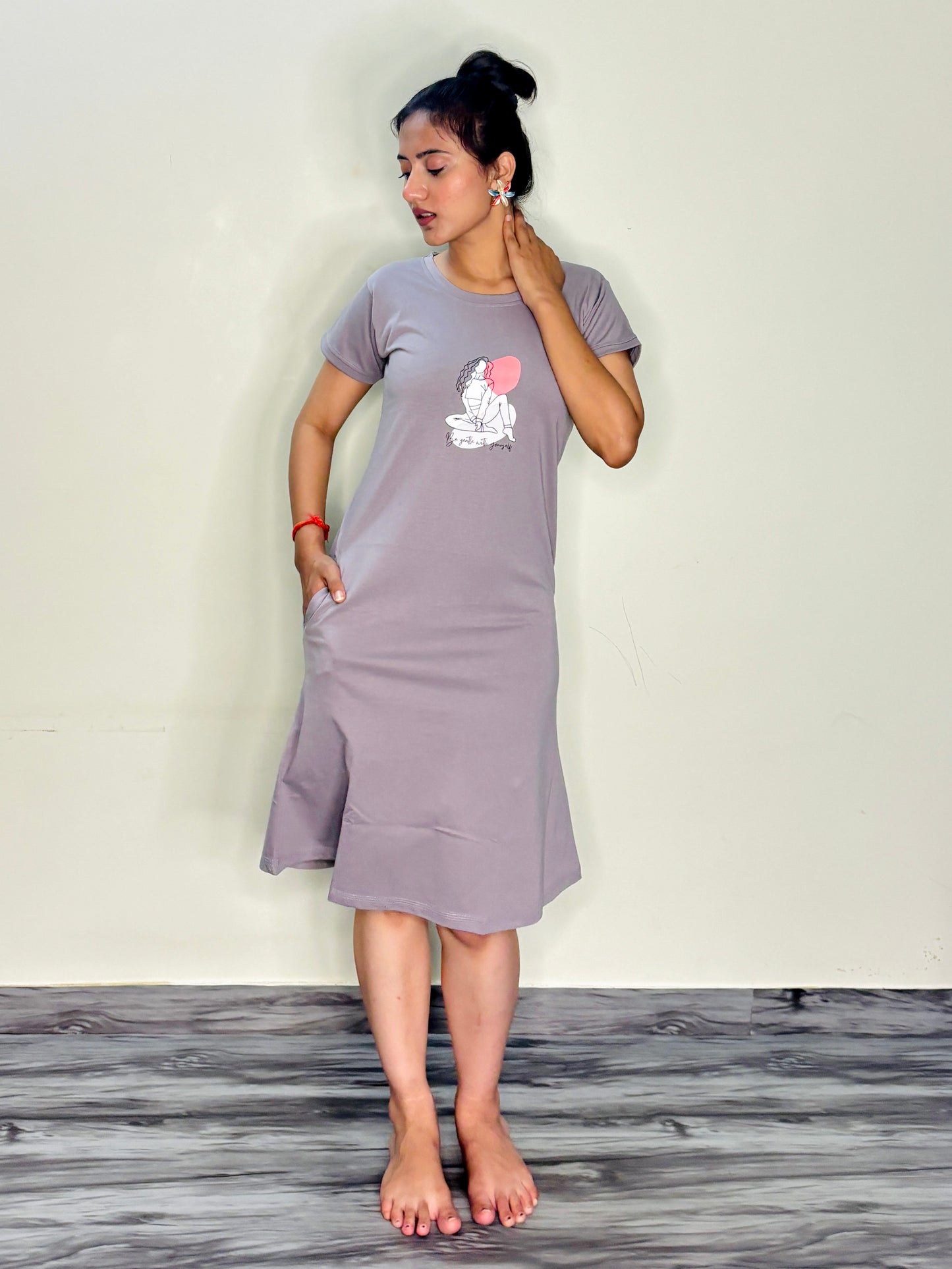 TRUFFLE GREY SOUL SHORT NIGHTY