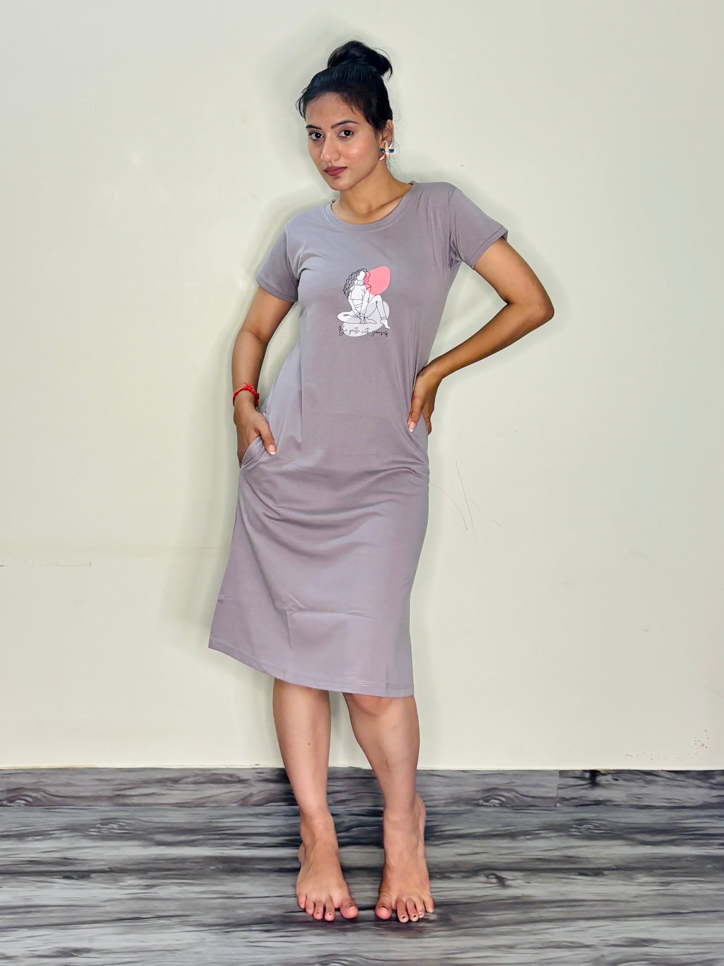 TRUFFLE GREY SOUL SHORT NIGHTY